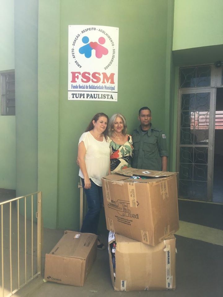 Penitenciária Feminina de Tupi Paulista doou agasalhos para Fundo Social