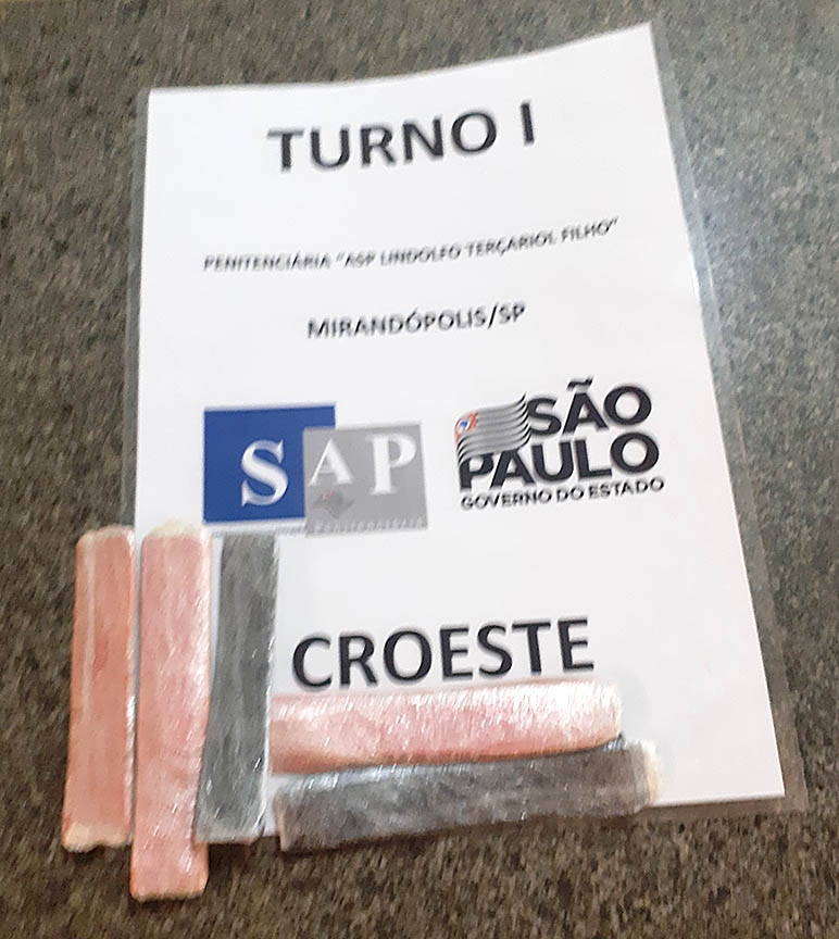 Agentes da Penitenciária 2 de Mirandópolis apreendem 63 cartelas de droga sintética com visitante