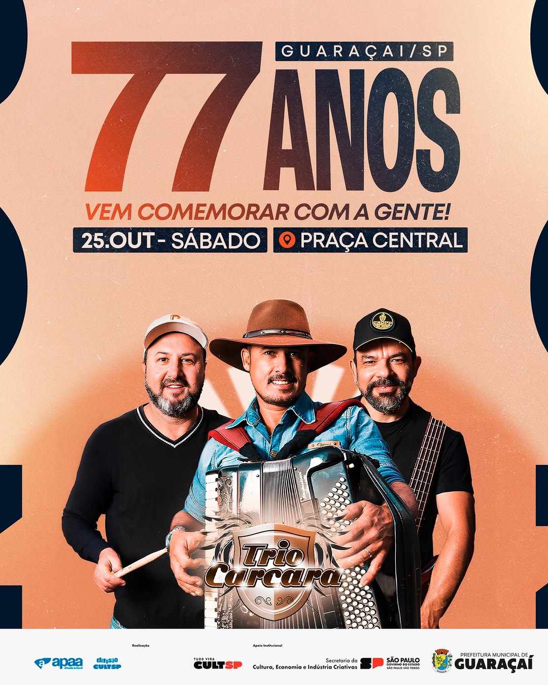 Prefeito Airton anuncia mais uma atração para este sábado em Guaraçaí