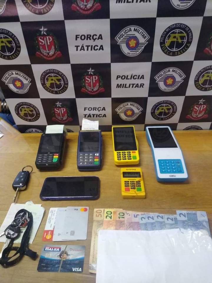 Força Tática prende homem em flagrante aplicando golpe do cartão de crédito em Birigui