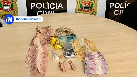 Polícia Civil de Ilha Solteira prende indivíduo com crack e cocaína em casa da zona norte