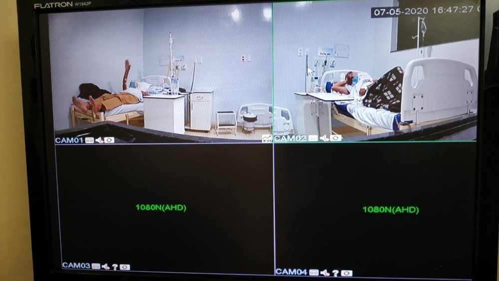 Presidiários internados em ala da Santa Casa de Andradina são monitorados por câmeras de segurança