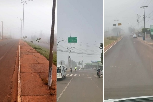 Na terça feira Água Clara amanheceu com frio de 7,4 graus
