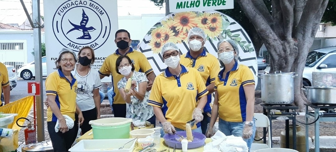 Lions Clube participou de evento para ajudar a Fundação Mirim de Araçatuba