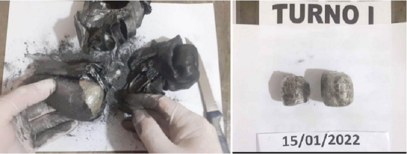 Agentes da Penitenciária 2 de Mirandópolis apreendem 100 gramas de maconha com visitante