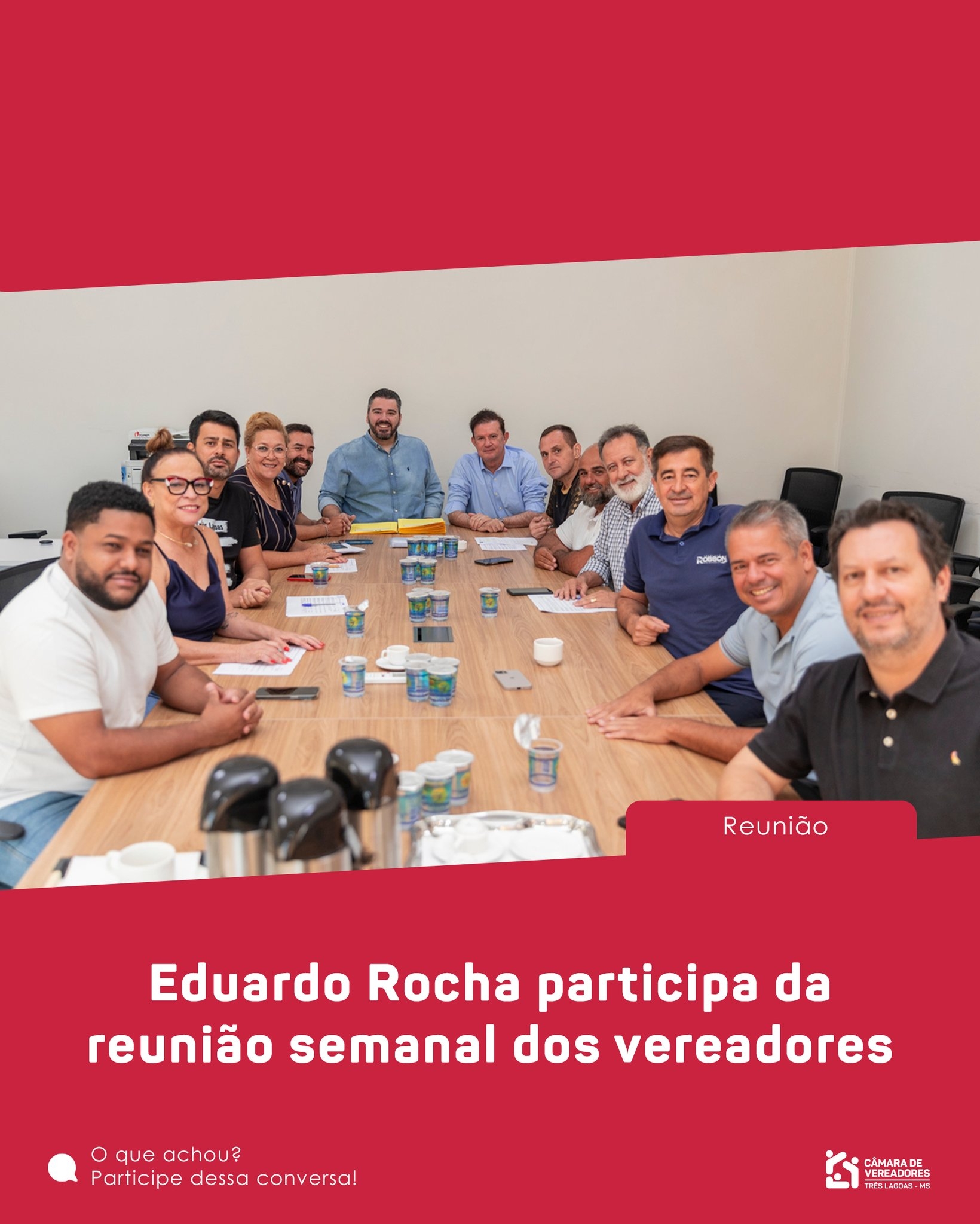 Em Três Lagoas secretário da casa civil de MS participa da reunião semanal dos vereadores