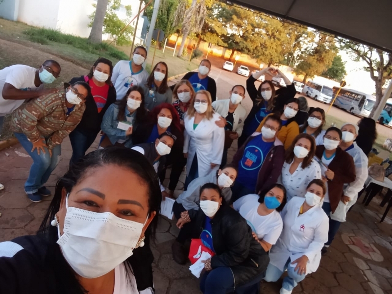 Andradina vacina 700 pessoas em um só dia