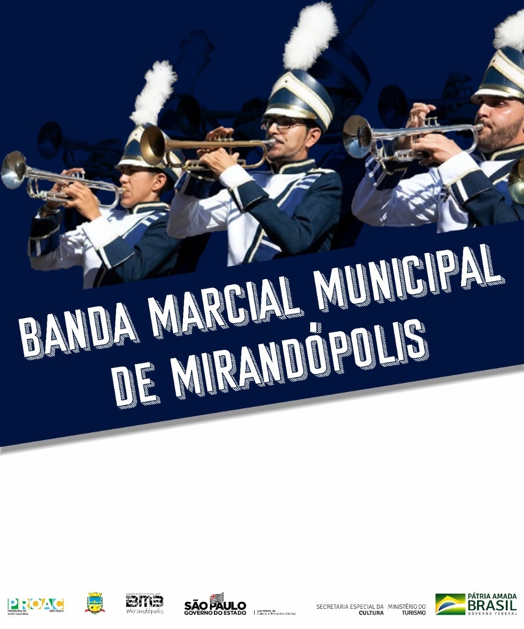 BANDA MARCIAL DE MIRANDÓPOLIS É PREMIADA POR HISTÓRICO DE REALIZAÇÕES NA LEI ALDIR BLANC