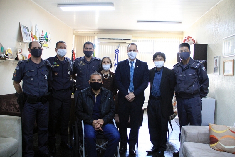 Palácio Municipal de Andradina recebe visita do deputado federal Capitão Derrite