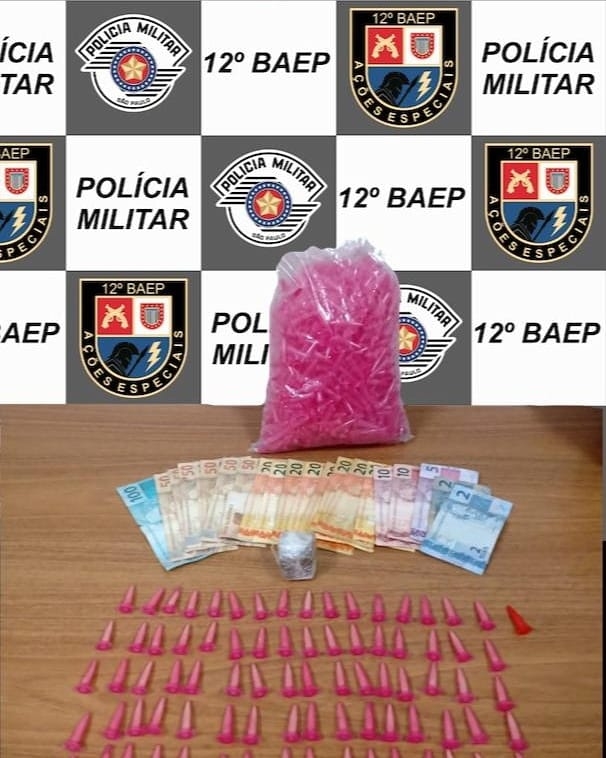 BAEP DE ARAÇATUBA PRENDE INDIVÍDUO POR TRÁFICO DE DROGAS, ALVO DE COMBATE AO CRIME JARDIM ALVORADA