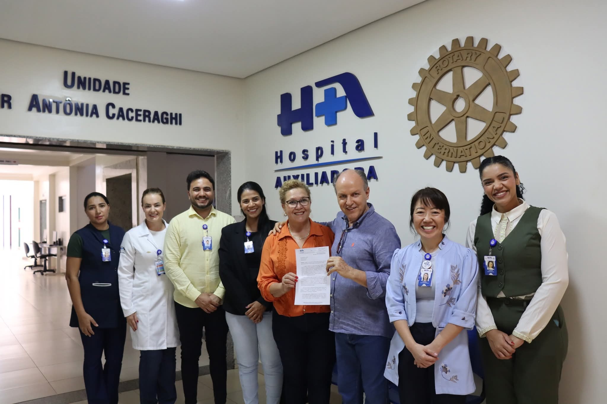 Hospital Auxiliadora de Três Lagoas recebe visita do deputado estadual Junior Mochi e da vereadora Evalda Reis