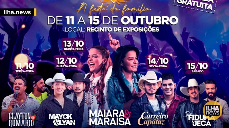 Fapic 2022 divulga programação de shows com Maiara & Maraísa