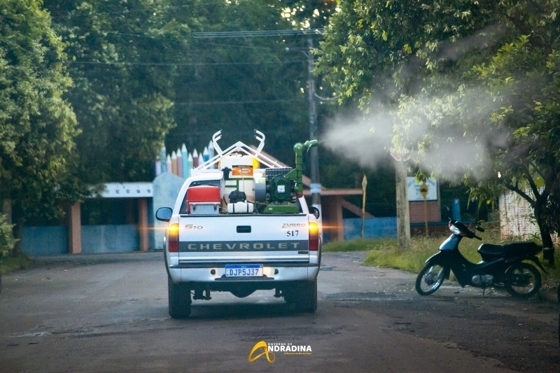 Fumacê noturno contra a dengue é realizada no Jardim Europa em Andradina