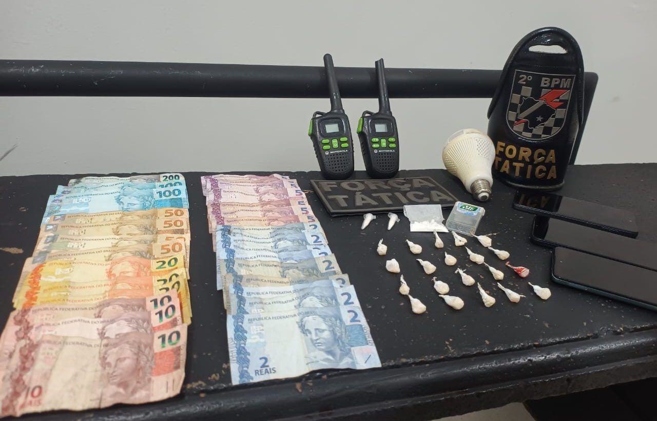 Polícia Militar em Três Lagoas realiza apreensão de drogas no bairro São João