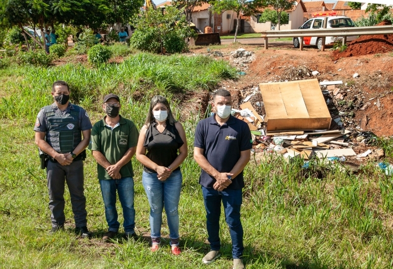 Novo Governo de Andradina drones voltam a fiscalizar descartes irregulares de entulhos
