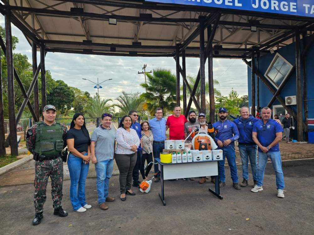 Prefeito de Três Lagoas e APETL realizam entrega de materiais de serviço ao Balneário Municipal “Miguel Jorge Tabox”