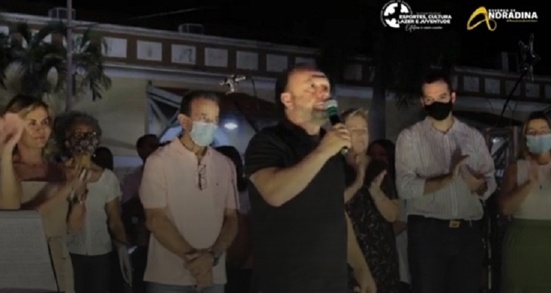 Mário Celso anuncia Zé Neto e Cristiano em inauguração do Thermas Acqualinda de Andradina