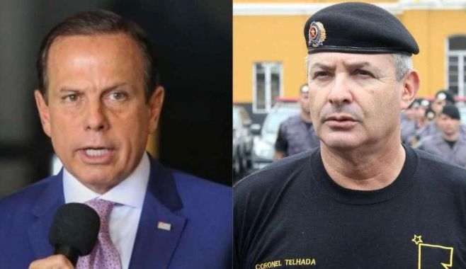 Coronel sobe o tom contra Doria: "Já multou os vândalos que depredaram a cidade ontem" ?