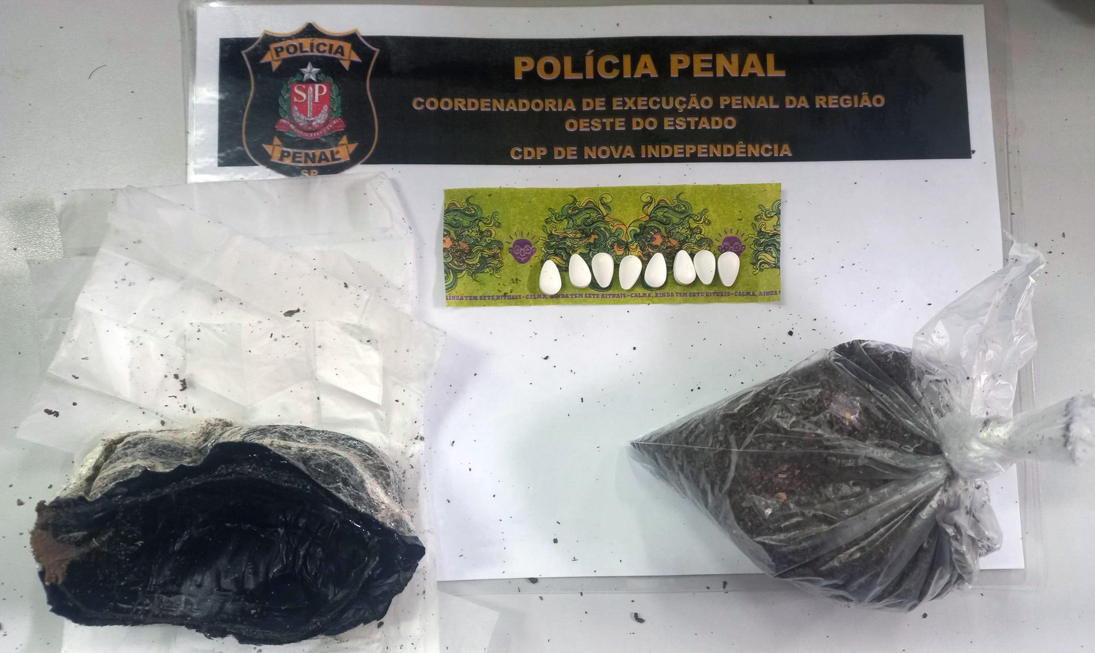 Polícia Penal apreende droga com visitante no CDP de Nova Independência