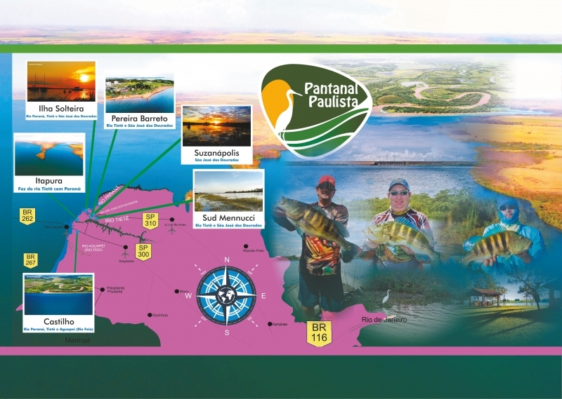 Turismo de Castilho vai expor potencial do município na maior feira de pesca da América Latina