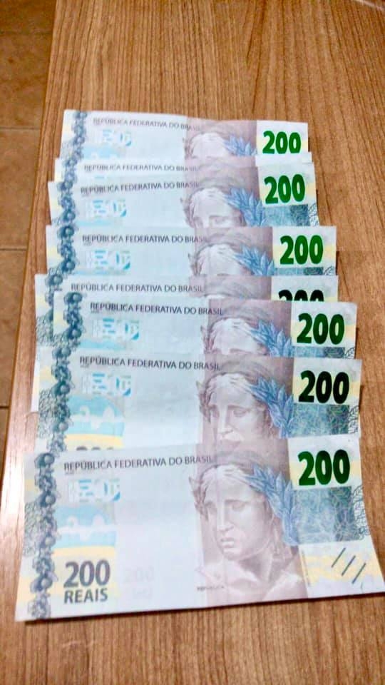 Polícia Militar de Mirandópolis em ação apreende 08 notas falsas de duzentos reais