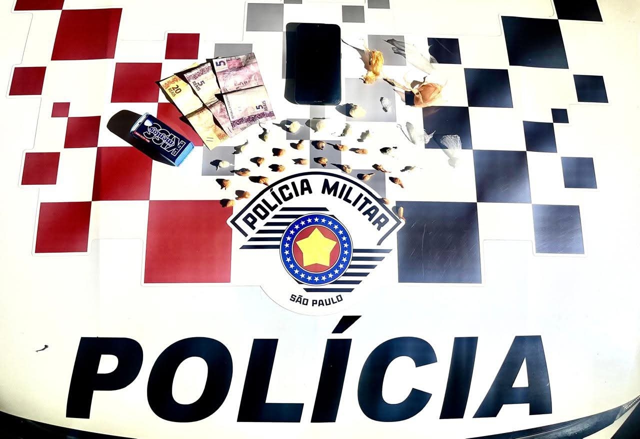 Polícia Militar de Mirandópolis prende morador do Jardim Aeroporto por tráfico de drogas