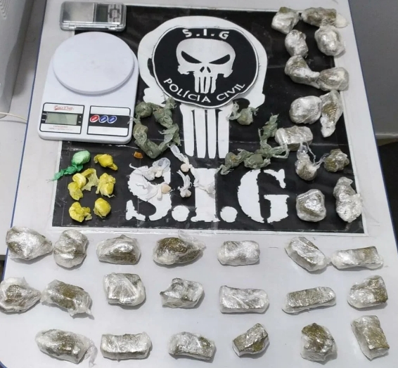Polícia Civil fecha ponto de venda de drogas, em Água Clara, pela segunda vez em menos de 3 meses