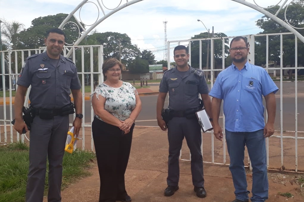 Castilho: Prefeita e Polícia Militar analisam área do futuro Pelotão