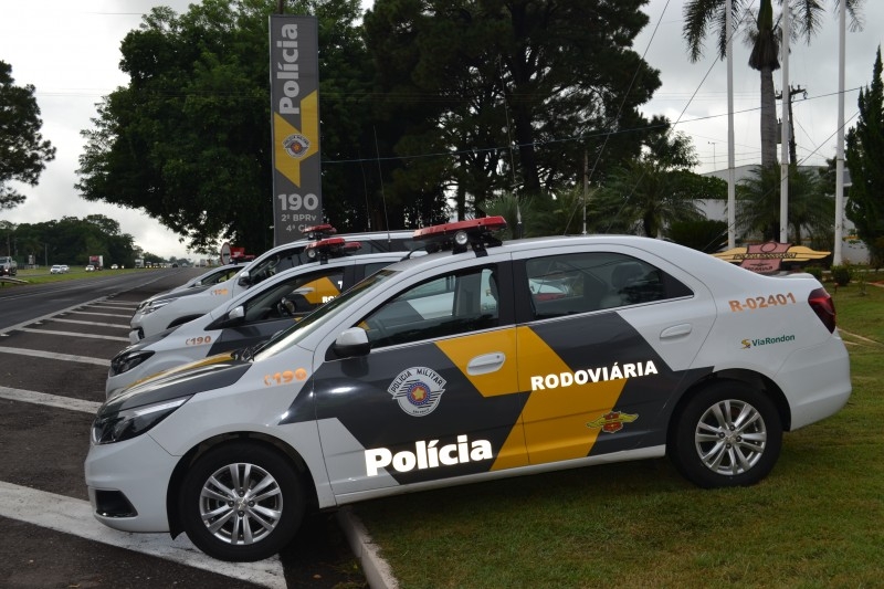 Polícia Rodoviária de Andradina recebeu reforço de 05 novas viaturas