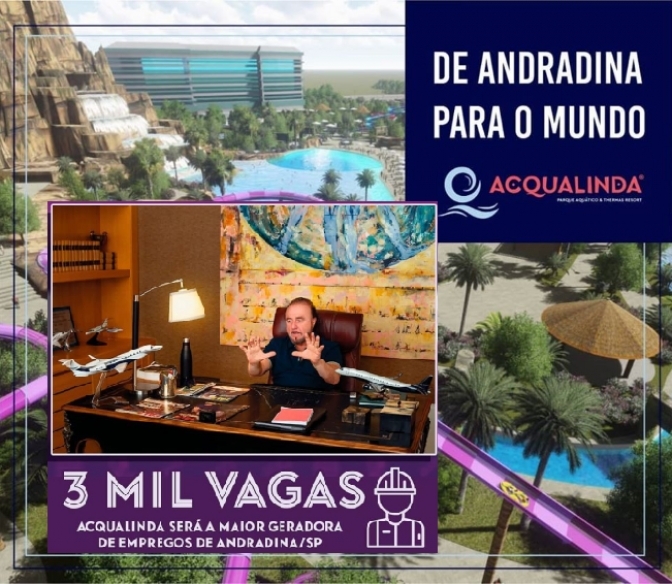 Em Andradina Parque Temático Acqualinda tem vaga de auxiliar de cozinha, açougueiro, atendente de bares e outras funções