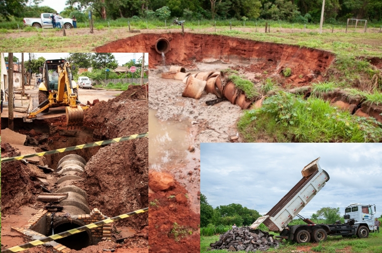 Chuvas revelam deficiências de infraestrutura de drenagem também em prédios da Terra do Rei do Gado