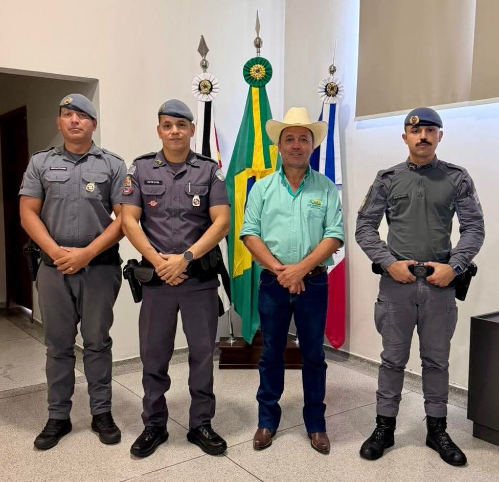 Polícia Militar e Prefeitura de Nova Independência realizam reunião sobre segurança pública