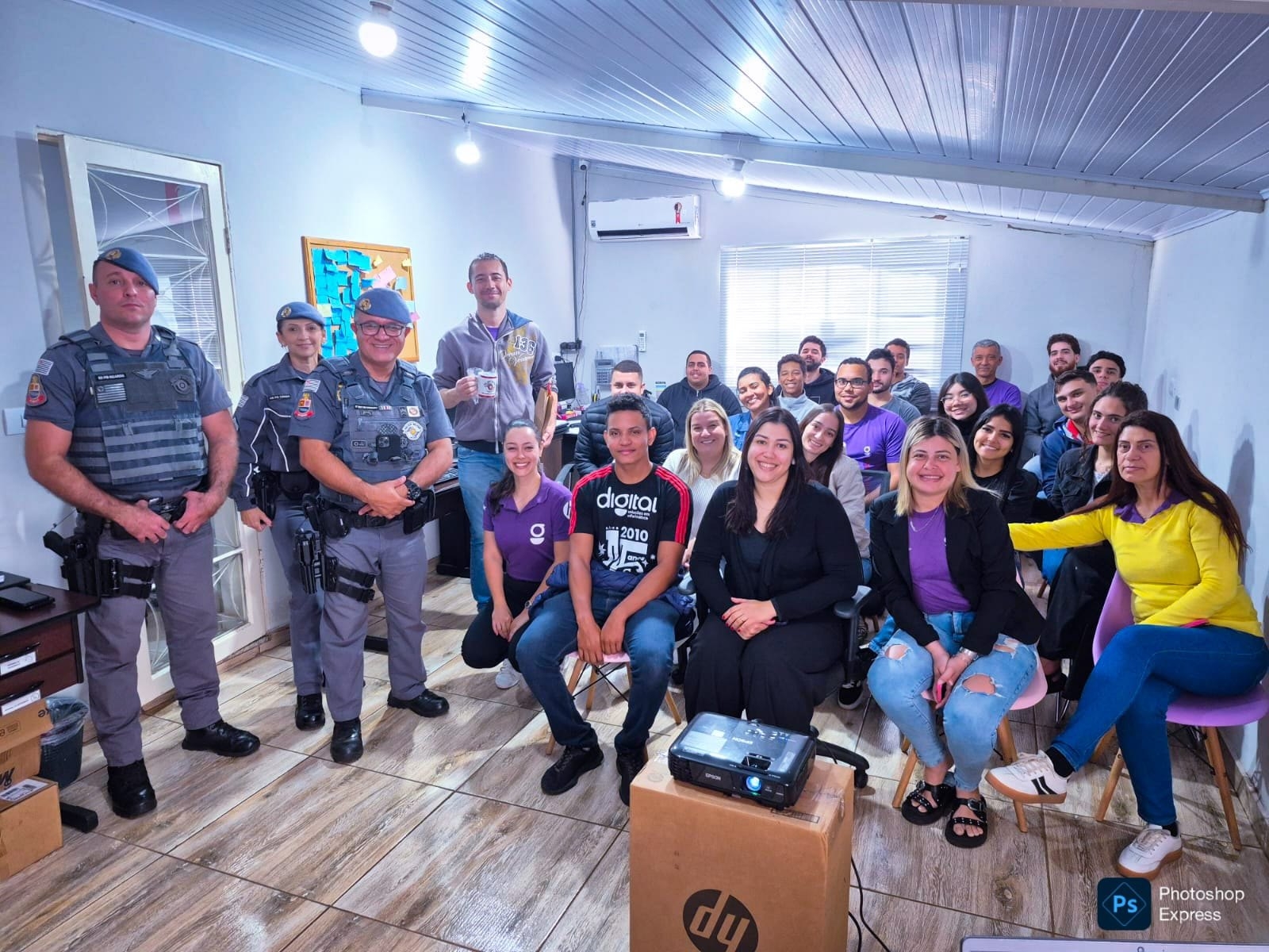 Polícia Militar de Andradina realiza palestra abordando a prevenção de crimes patrimoniais