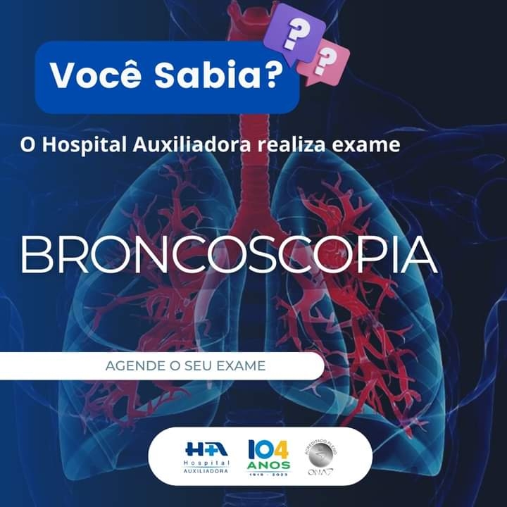 Você sabia que o Hospital Auxiliadora de Três Lagoas realiza exame de Broncoscopia?