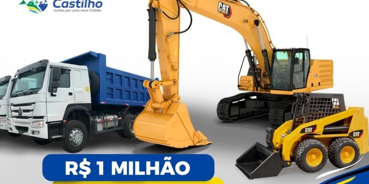 Prefeitura de Castilho investirá quase R$ 1 milhão na compra de novos maquinários