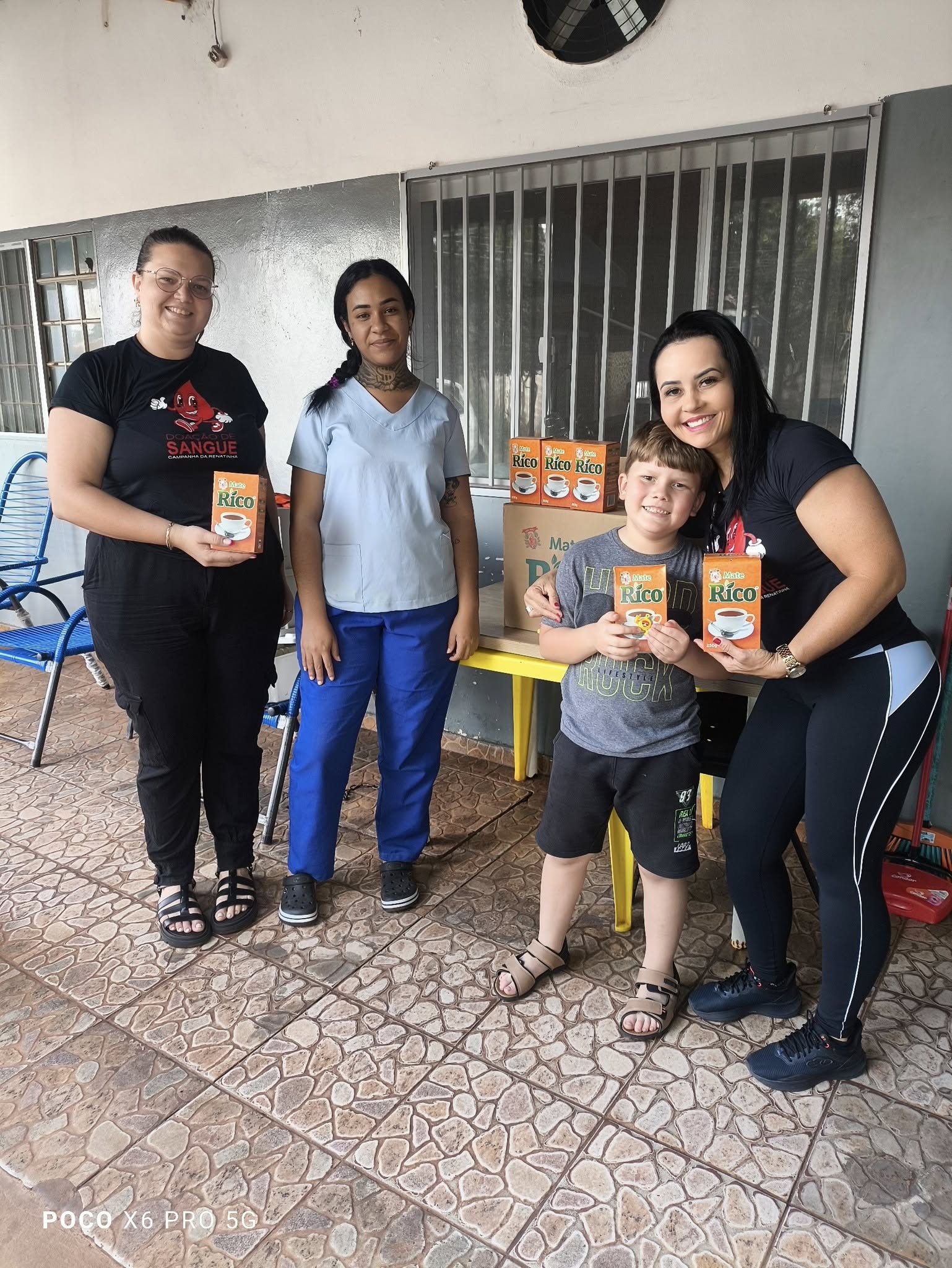 Grupo Luluzinhas e Bolinhas realiza doação de chá mate para Camor e Asilo de Andradina