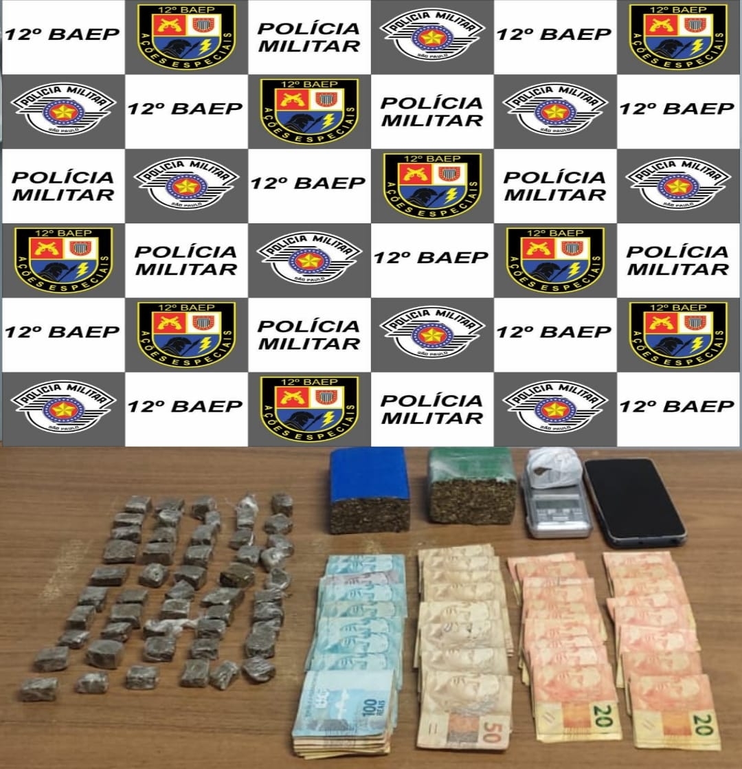 BAEP de Araçatuba prende pai e filho por tráfico de drogas, alvo de combate ao crime bairro Santana