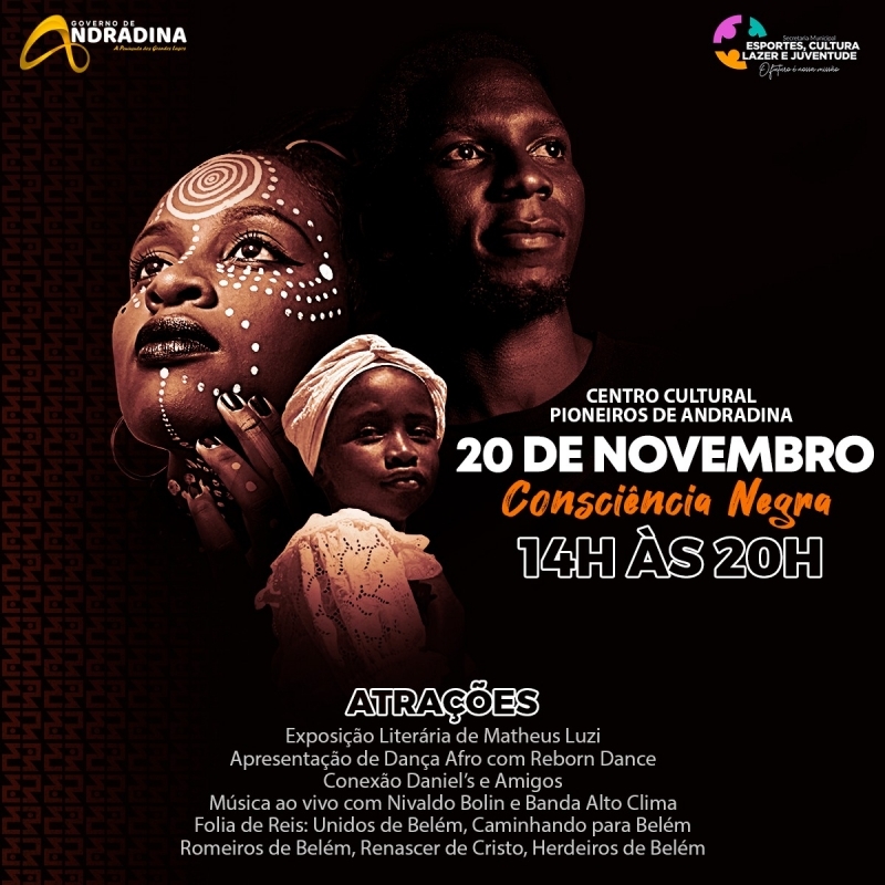 Na Terra do Rei do Gado Consciência Negra terá 6 horas de programação neste sábado (20)