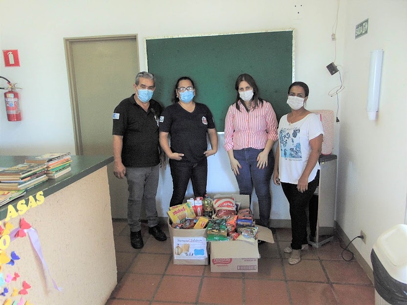 Corpo Funcional da Penitenciária 3 de Lavínia doou alimentos ao Fundo Social da Solidariedade