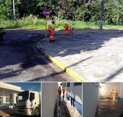 Governo de Araçatuba continua com o serviço de higienização e limpeza nas unidades de saúde
