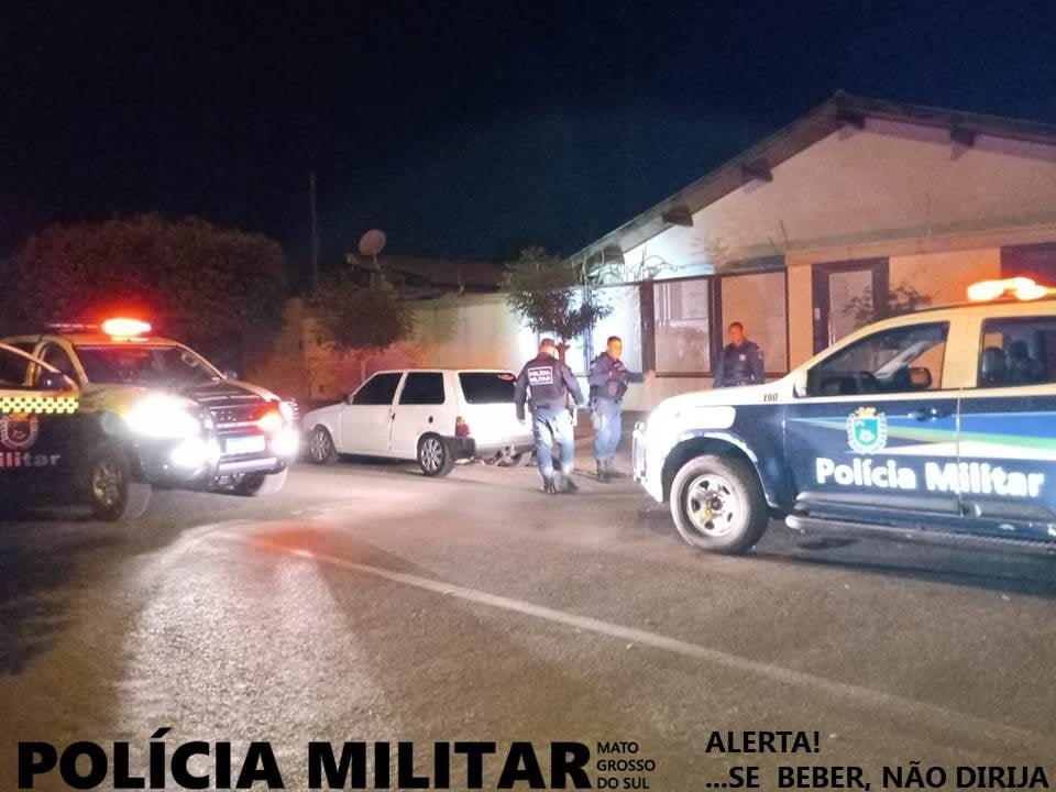 Polícia Militar autuou 02 motoristas dirigindo sob influência de álcool durante o final de semana em Três Lagoas