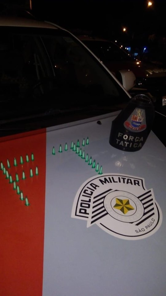 ROCAM de Birigui prende acusado de tráfico de drogas no Jardim dos Pinheiros