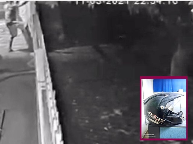 Polícia Militar de Andradina prende morador da Vila Mineira em flagrante por furto de capacete