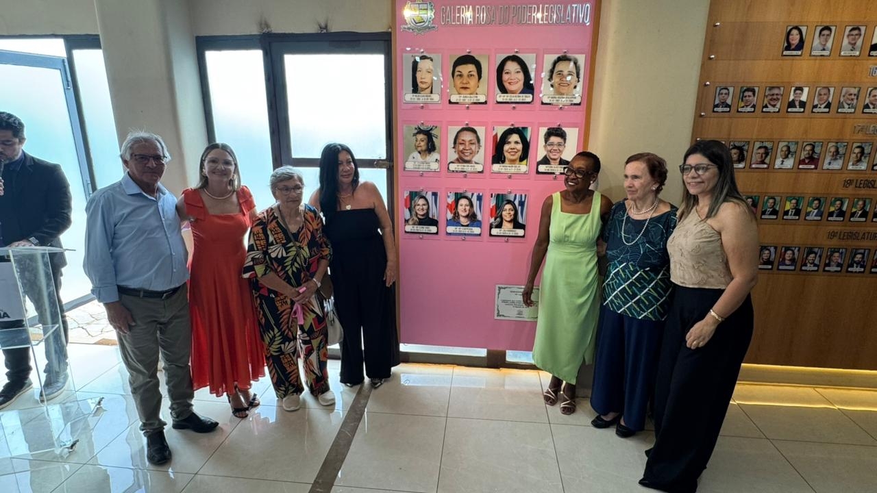 Câmara de Andradina presta homenagem para 11 vereadoras e inaugura Galeria Rosa do Poder Legislativo