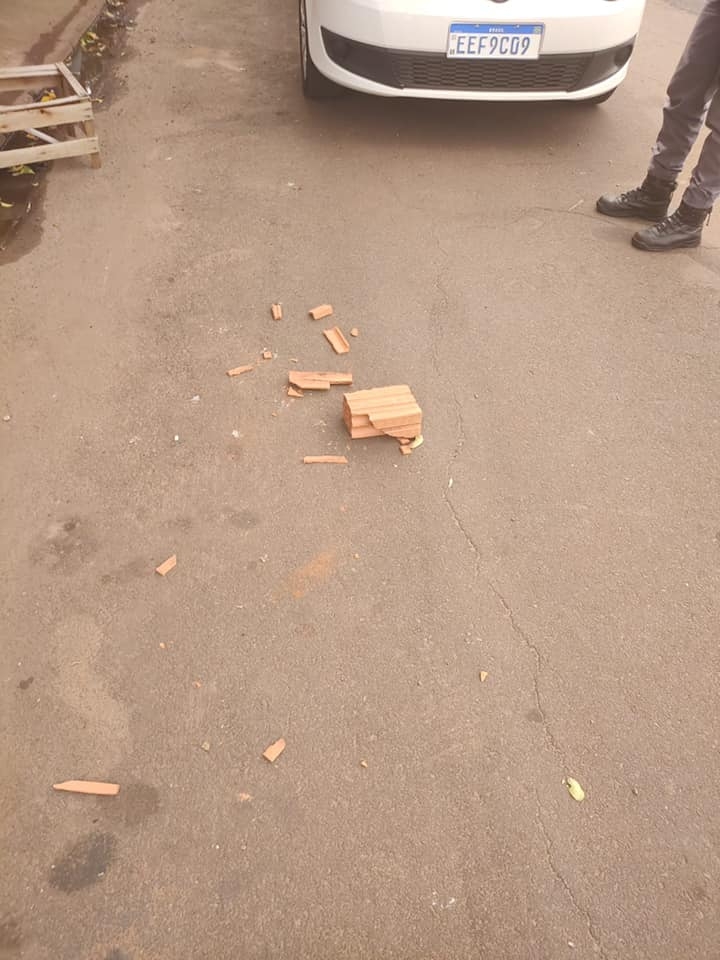 Polícia Militar de Andradina prendeu sobrinho por agredir tia com blocos de construção