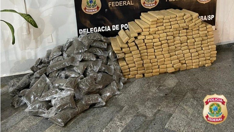 Polícia Federal apreende mais de 230 kg de maconha em Andradina