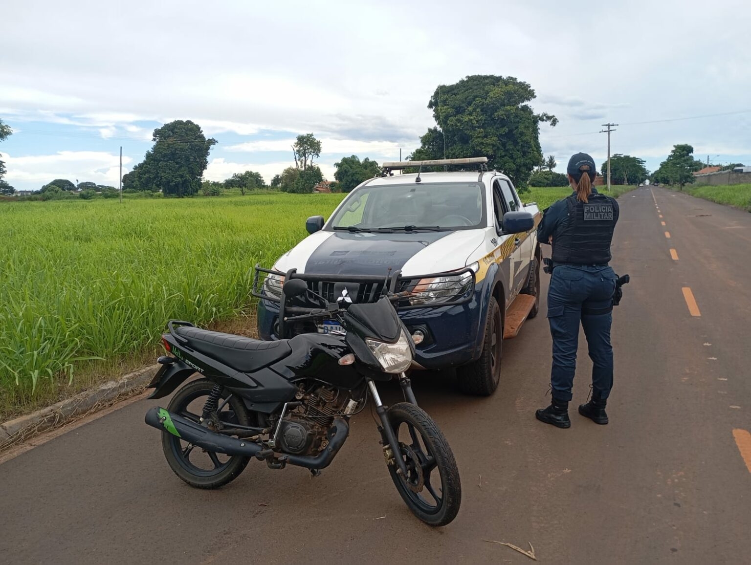 POLÍCIA MILITAR DE TRÊS LAGOAS RECUPERA MOTO ROUBADA