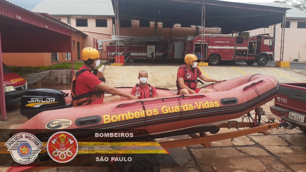 Quartel dos Bombeiros de Andradina treinamento Guarda-Vidas