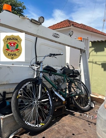 POLÍCIA CIVIL ESCLARECE CRIME DE FURTO DE BICICLETA MOTORIZADA OCORRIDO EM PRESIDENTE VENCESLAU