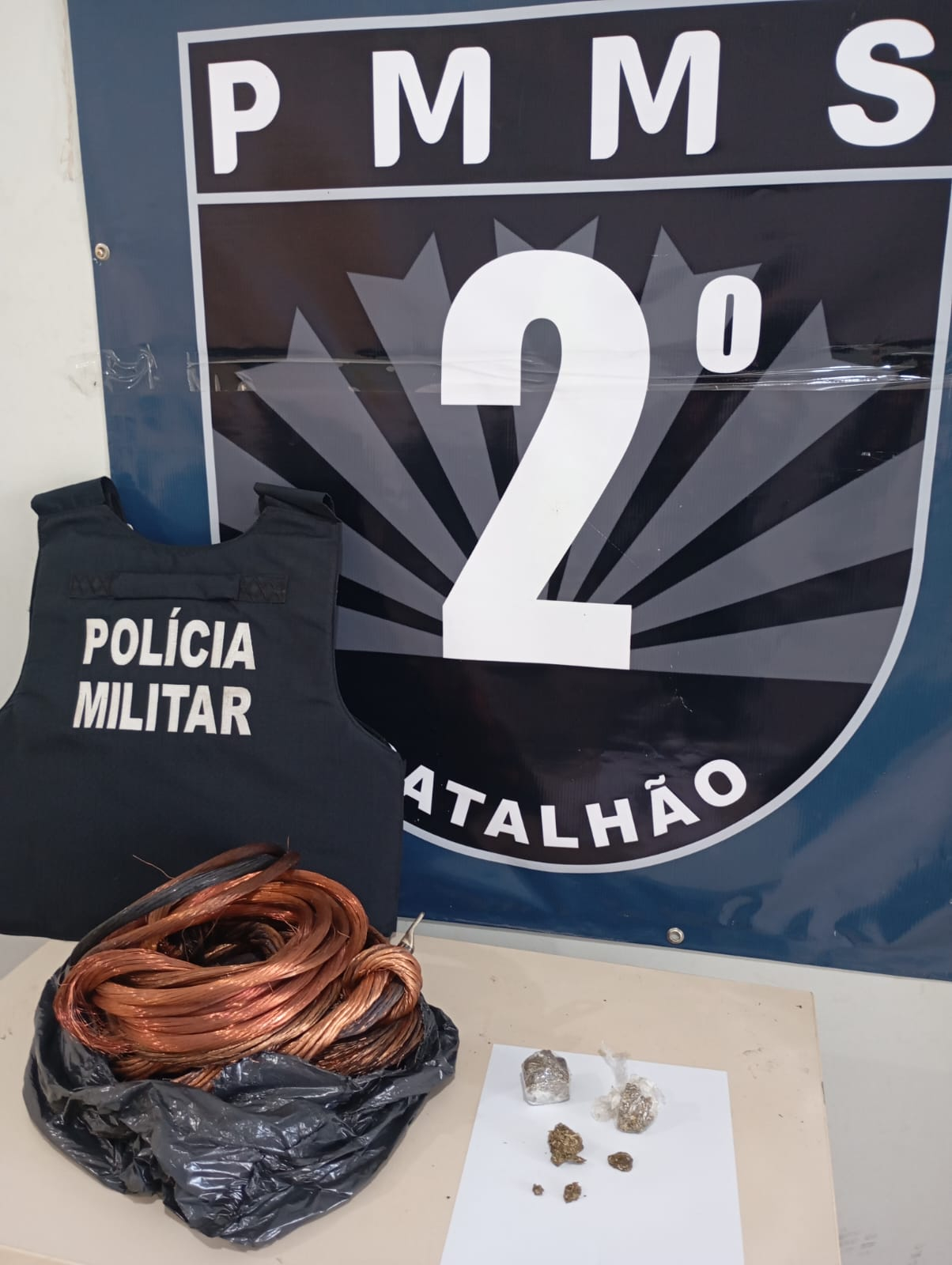 2º Batalhão de Polícia Militar realizaram a prisão de um autor de furto em Três Lagoas